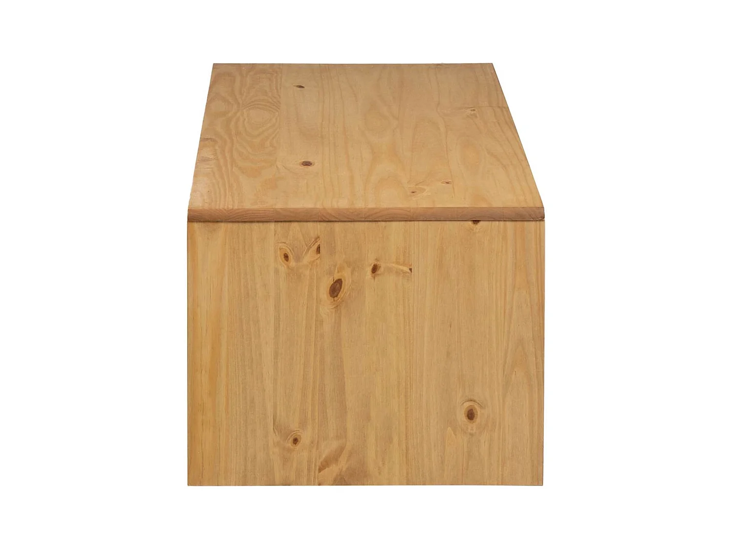 Table basse salon-Table d'appoint Design élégant SAUDA chêne 99x55x45 cm bois de pin massif SHL35366