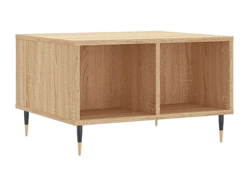 Couchtisch-Wohnzimmertisch-Beistelltische Sonoma-Eiche 60x50x36,5 cm Holzwerkstoff SHL9106