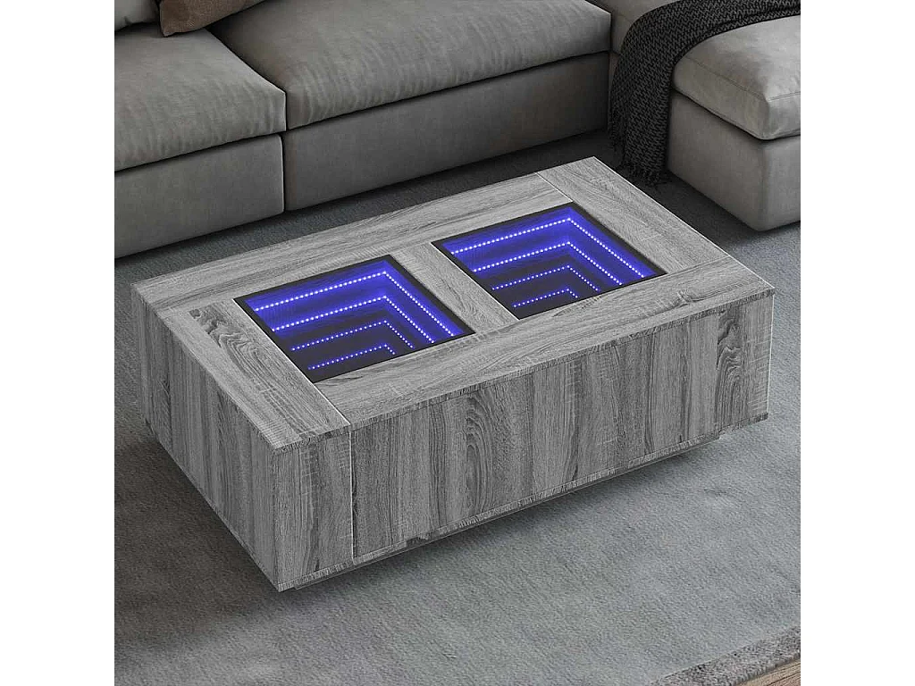 Mesas de centro | Mesas auxiliares 2 uds madera ingeniería roble Sonoma 50x50x40cm SHL797738