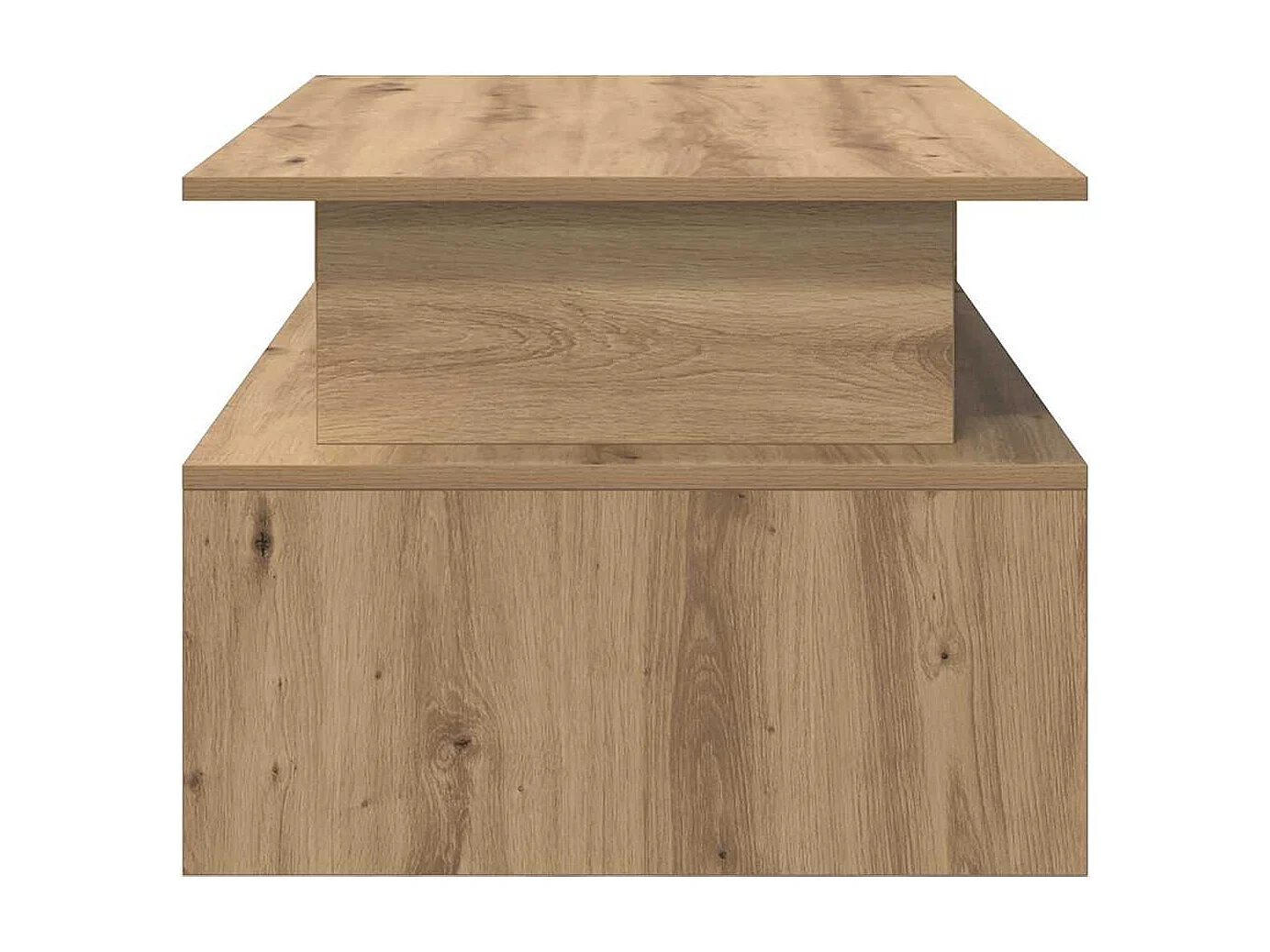 Couchtisch-Wohnzimmertisch-Beistelltische Artisan-Eiche 90x55x42,5 cm Holzwerkstoff SHL77721