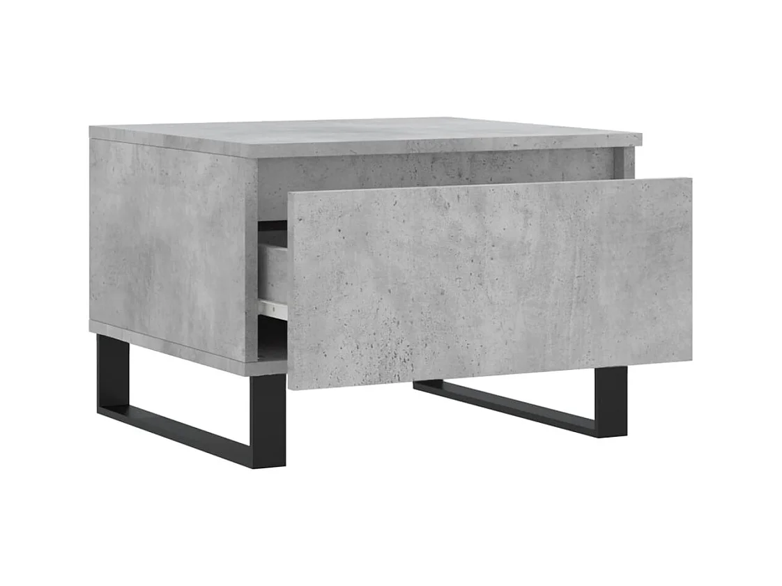 Mesa de centro | Mesa auxiliar madera maciza de pino marrón cera 80x50x40 cm SHL222443