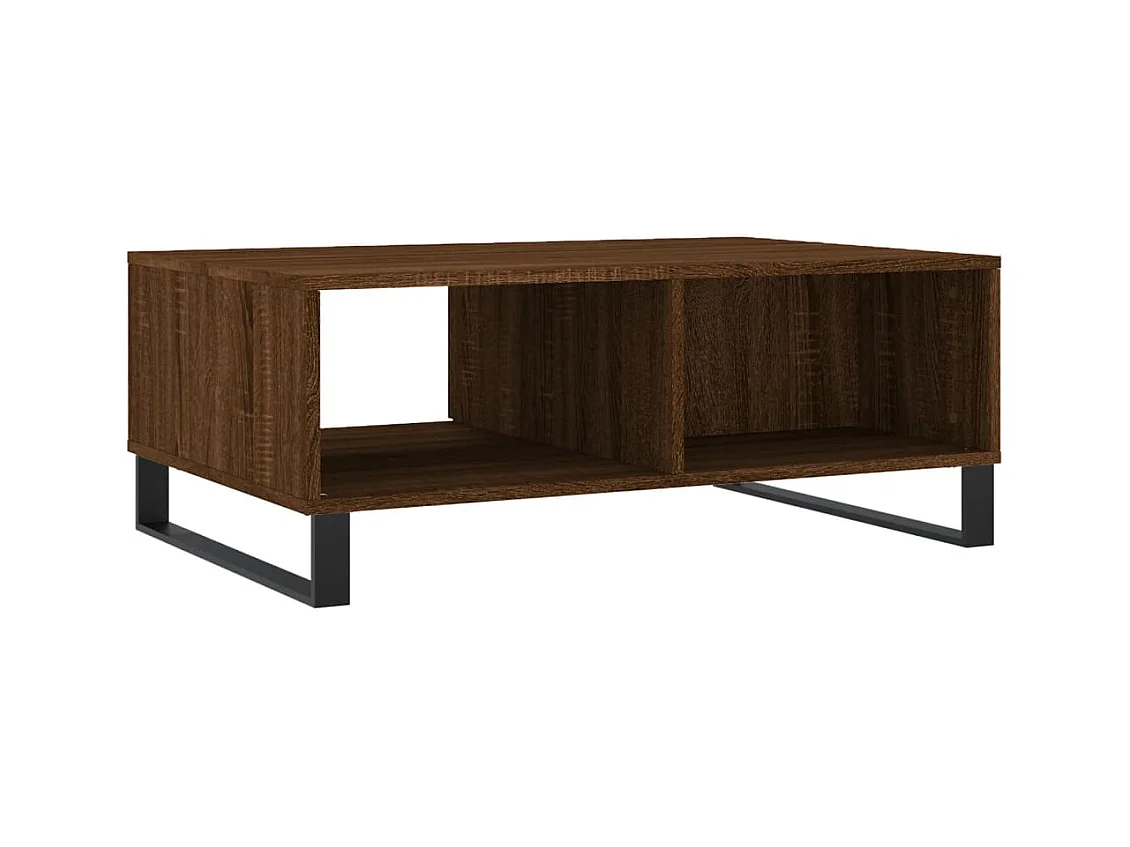 Mesa de centro | Mesa auxiliar madera de ingeniería madera antigua 79x49x41 cm SHL3561