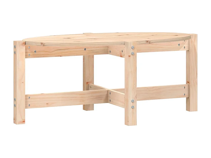 Table basse salon-Table d'appoint 87x48x35 cm Bois massif de pin SHL1979