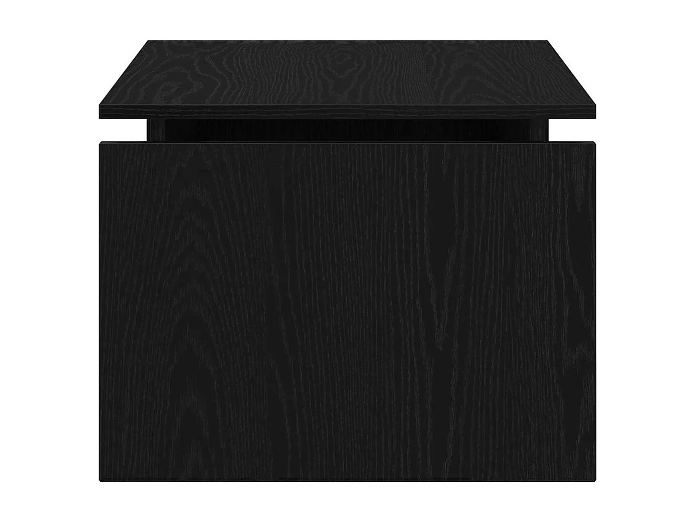 Couchtisch-Wohnzimmertisch-Beistelltische Schwarz Eichen-Optik 68x50x38 cm Holzwerkstoff SHL41000