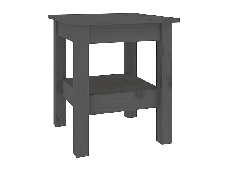 Mesa de centro | Mesa auxiliar madera contrachapada gris hormigón 55x55x36,5 cm SHL71608
