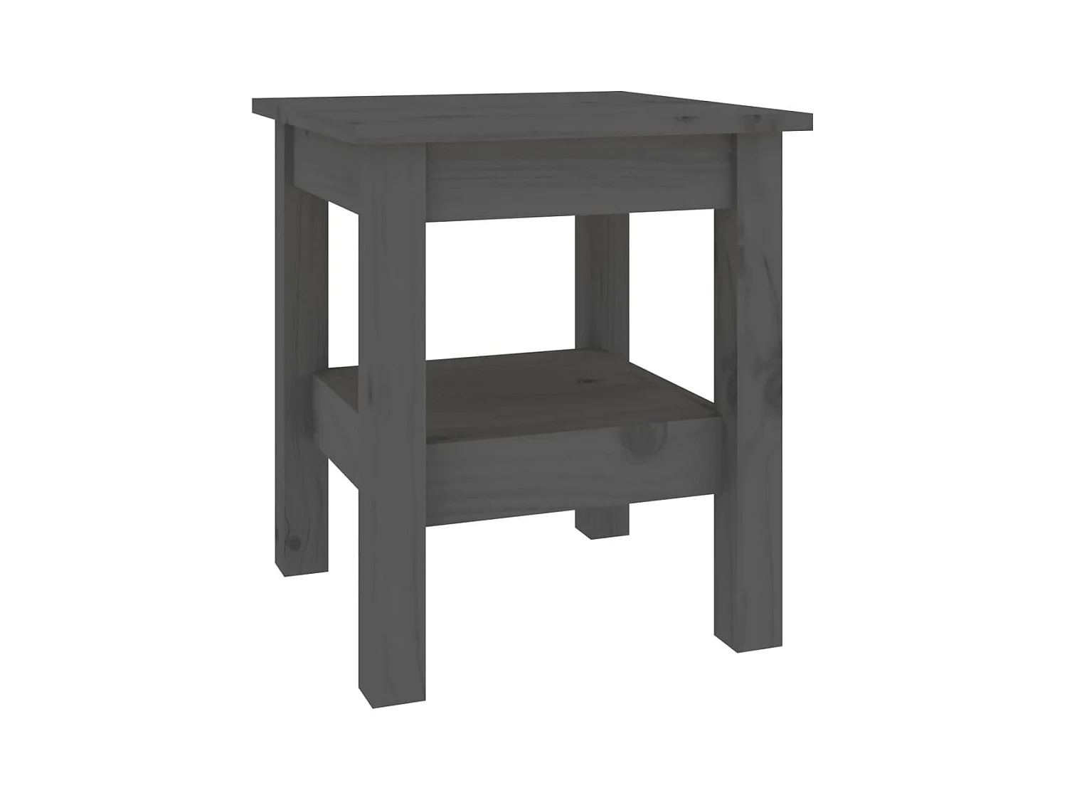 Mesa de centro | Mesa auxiliar madera contrachapada gris hormigón 55x55x36,5 cm SHL71608