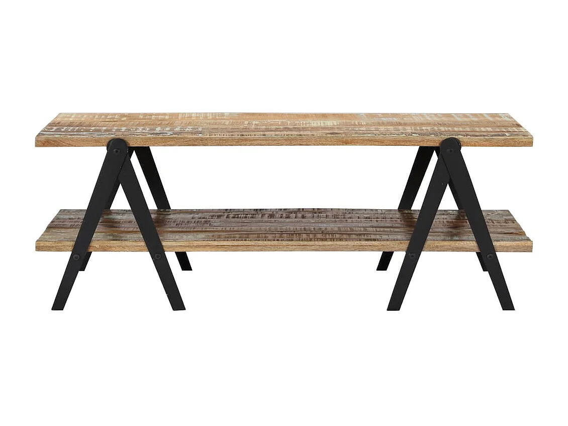 Couchtisch-Beistelltisch-Sofatisch 115x60x40 cm Altholz Massiv SHL84074