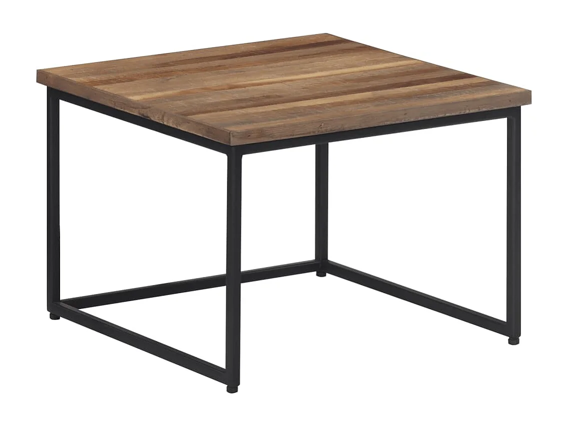 Couchtisch 2er Set-Satztische-Sofatisch Massivholz Teak SHL76352