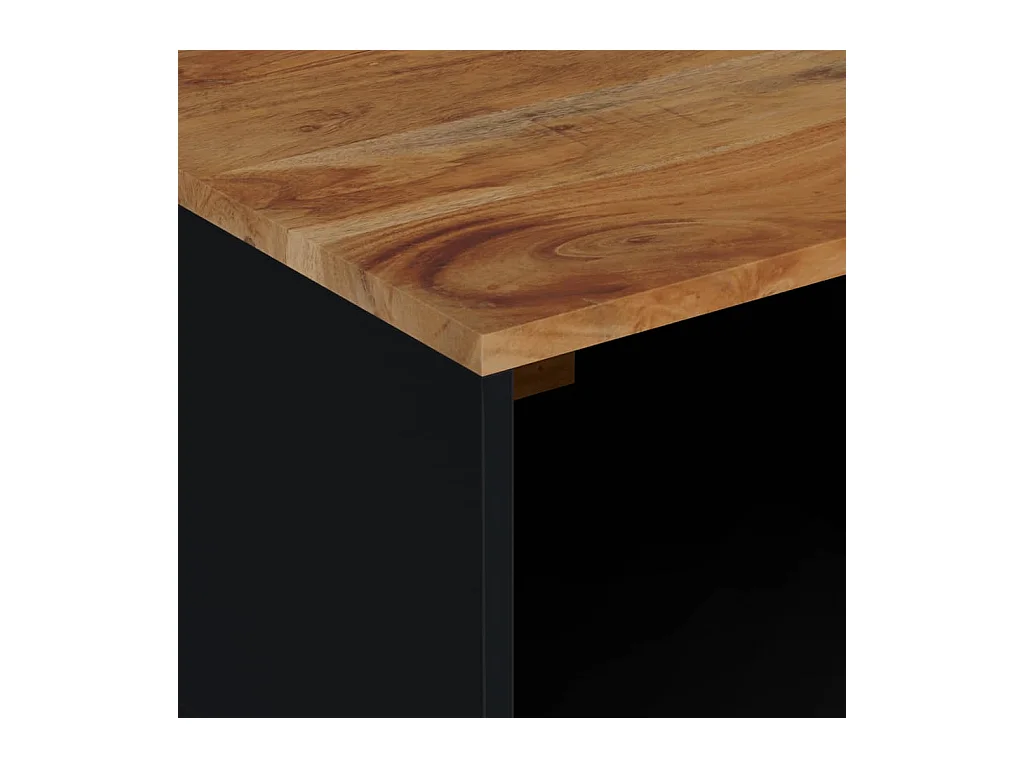 Mesa de centro | Mesa auxiliar con Infinity LED marrón roble 50x53x30 cm SHL2647