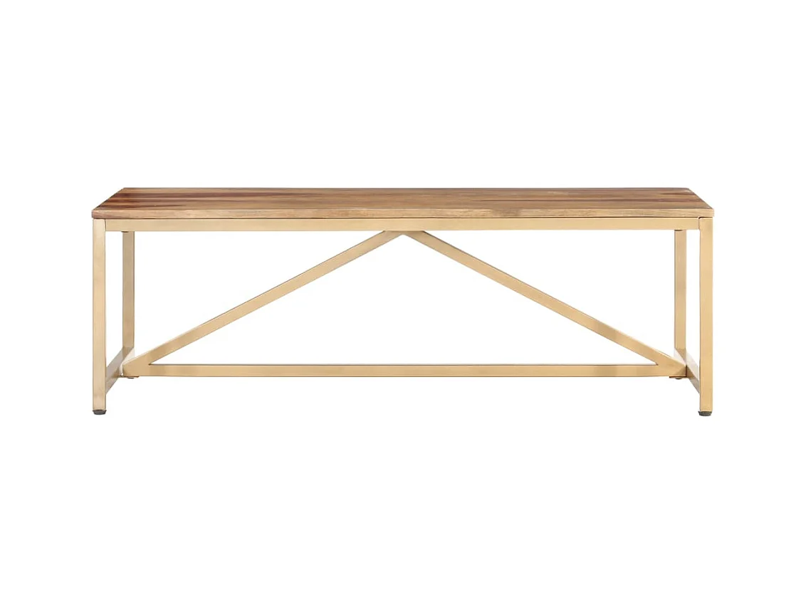 Mesa de centro | Mesa de café | Mesa auxiliar Roble ahumado 80x40x40.5 cm SHL499959