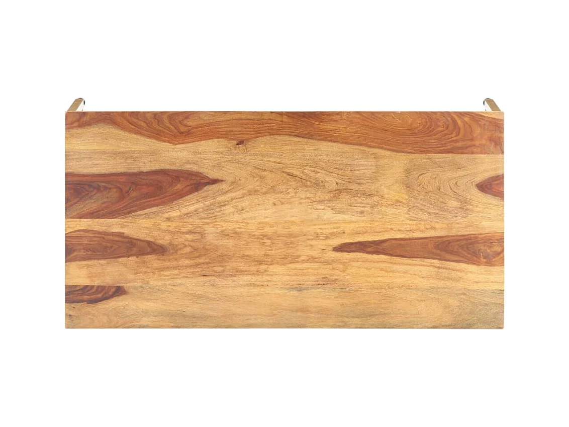 Mesa de centro | Mesa de café | Mesa auxiliar Roble ahumado 80x40x40.5 cm SHL499959