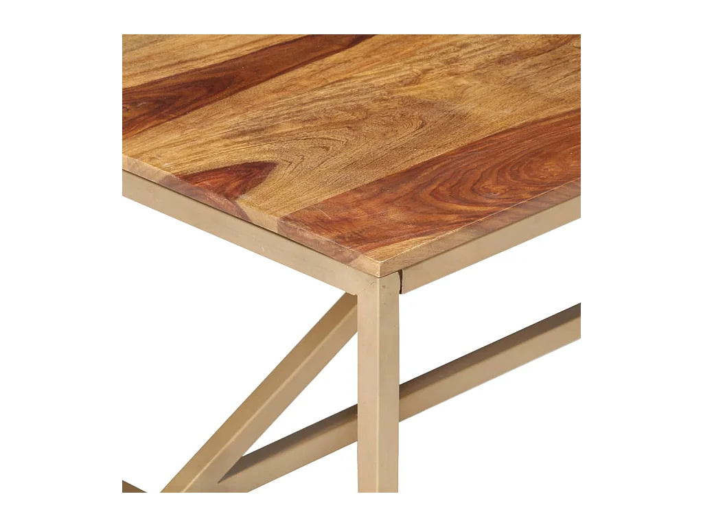 Mesa de centro | Mesa de café | Mesa auxiliar Roble ahumado 80x40x40.5 cm SHL499959