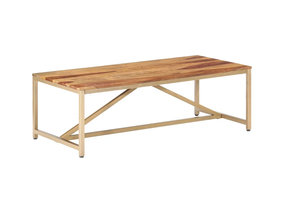 Mesa de centro | Mesa de café | Mesa auxiliar Roble ahumado 80x40x40.5 cm SHL499959