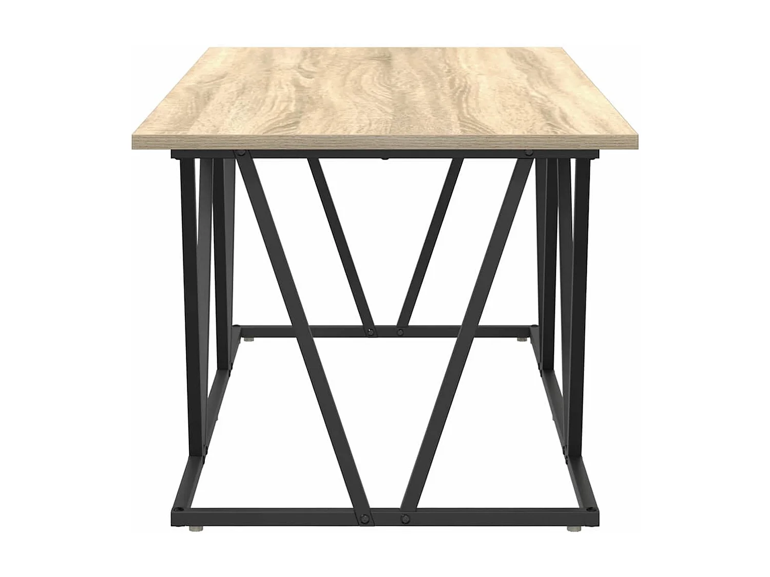 Mesas de centro | Mesas auxiliares 2 uds contrachapada roble Sonoma 40x40x40 cm SHL4214