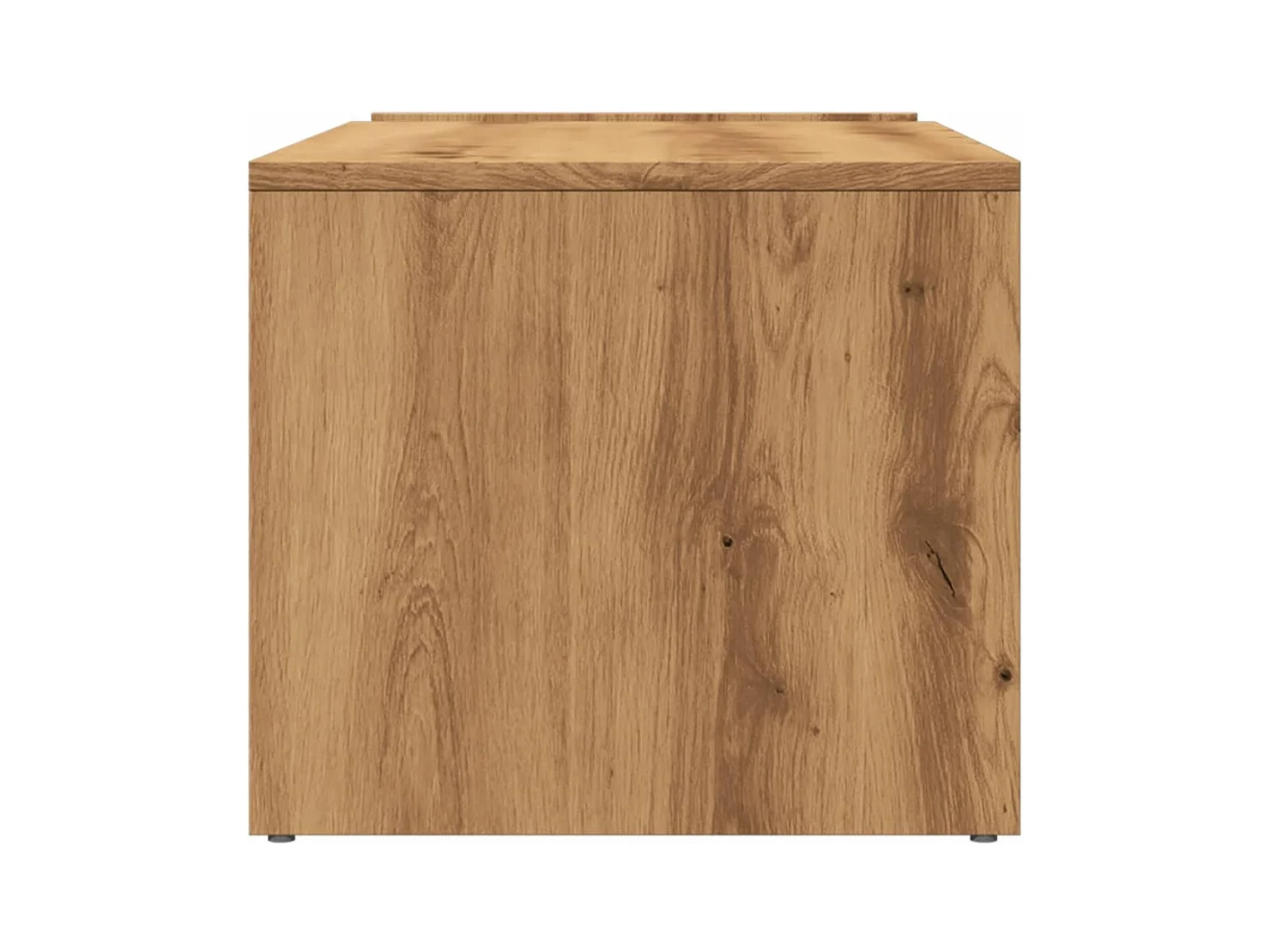 Mesa de centro-Mesa auxiliar madera reciclada y contrachapada 80x50x40 cm SHL257114