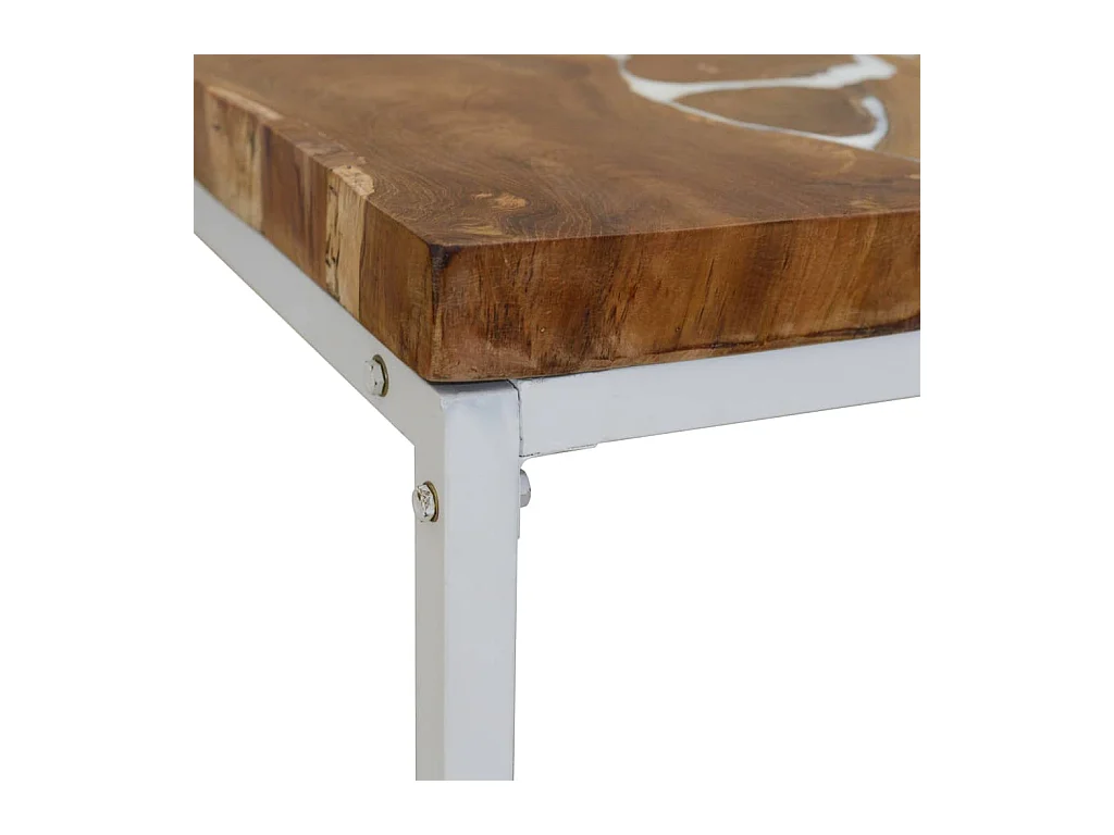 Mesa de centro | Mesa auxiliar salon madera ingeniería y metal gris Sonoma 100x100x30 cm SHL4576