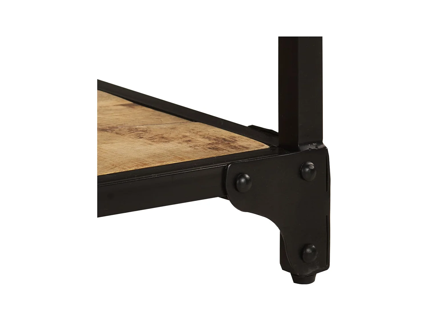 Table basse salon-Table d'appoint 90x45x35 cm Bois de manguier massif brut SHL61388