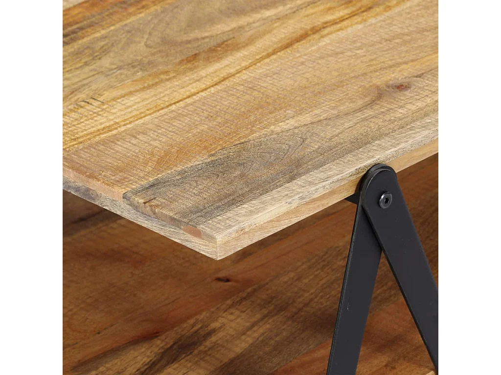 Mesa de centro | Mesa de café | Mesa auxiliar Madera vieja Azul 80x80x31 cm SHL4421