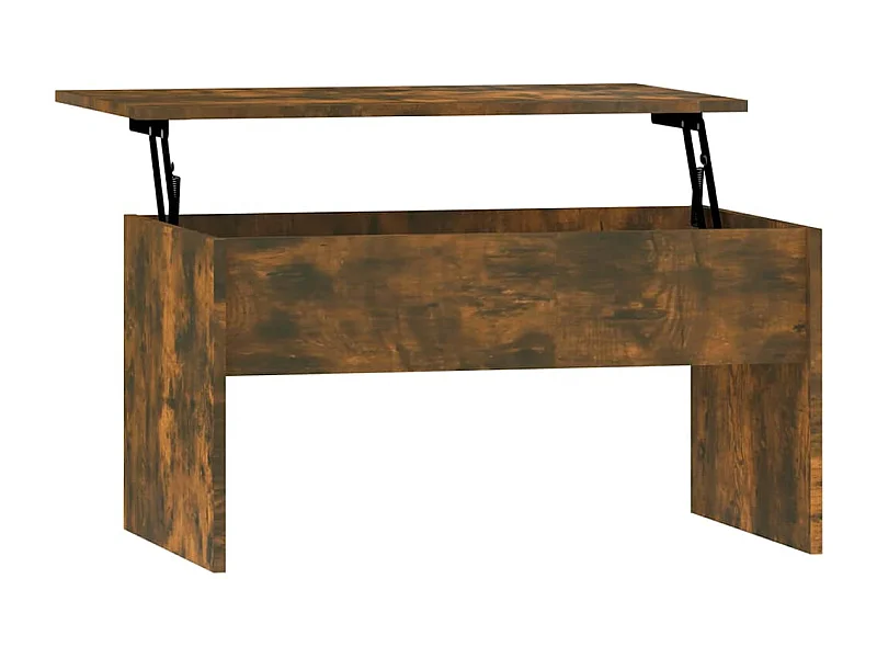 Couchtisch-Sofatisch-Beistelltische Räuchereiche 80x50,5x41,5 cm Holzwerkstoff SHL13886