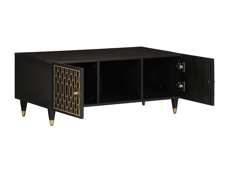 Mesa de centro | Mesa auxiliar con luces LED blanco 50x50x40 cm SHL4846