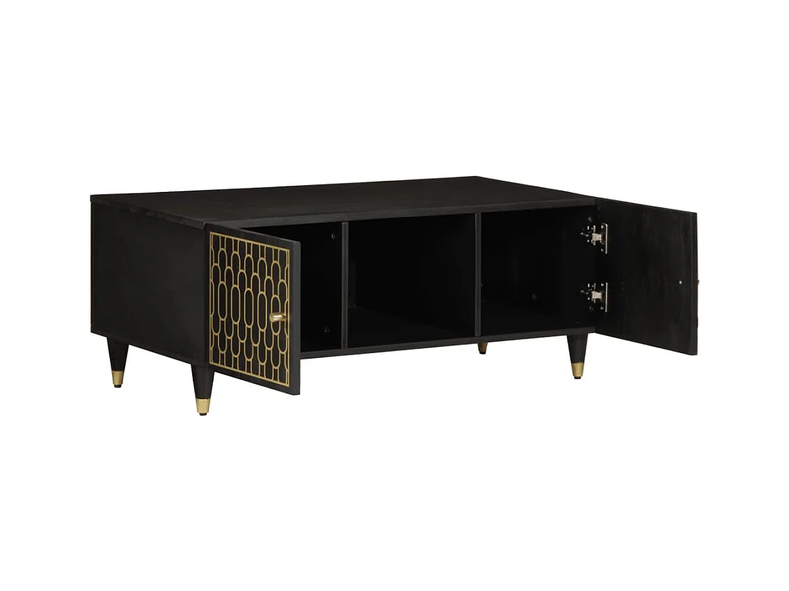 Mesa de centro | Mesa auxiliar con luces LED blanco 50x50x40 cm SHL4846