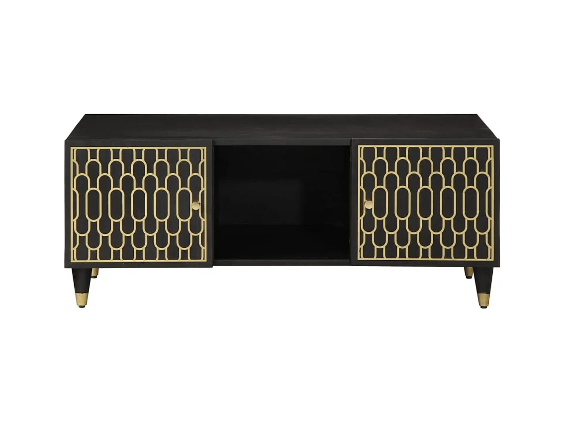 Mesa de centro | Mesa auxiliar con luces LED blanco 50x50x40 cm SHL4846