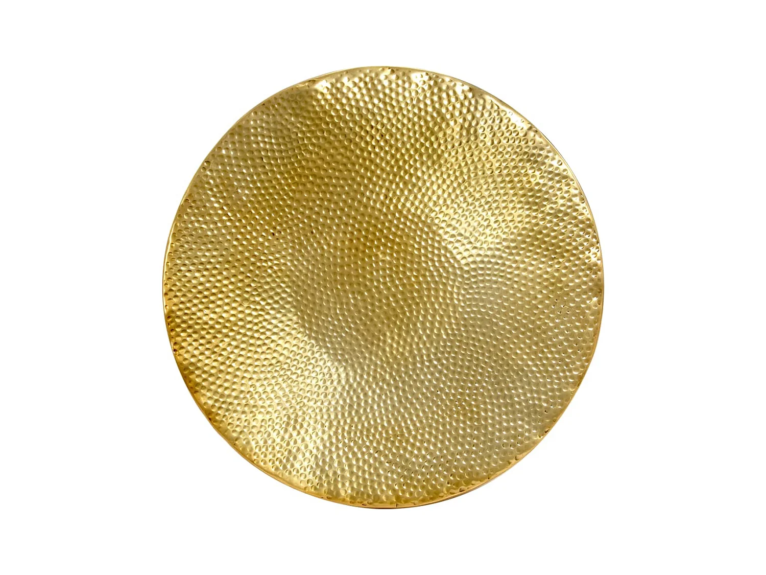 Mesa de centro | Mesa de apoio | Mesa de café em alumínio martelado 70x30 cm bronze