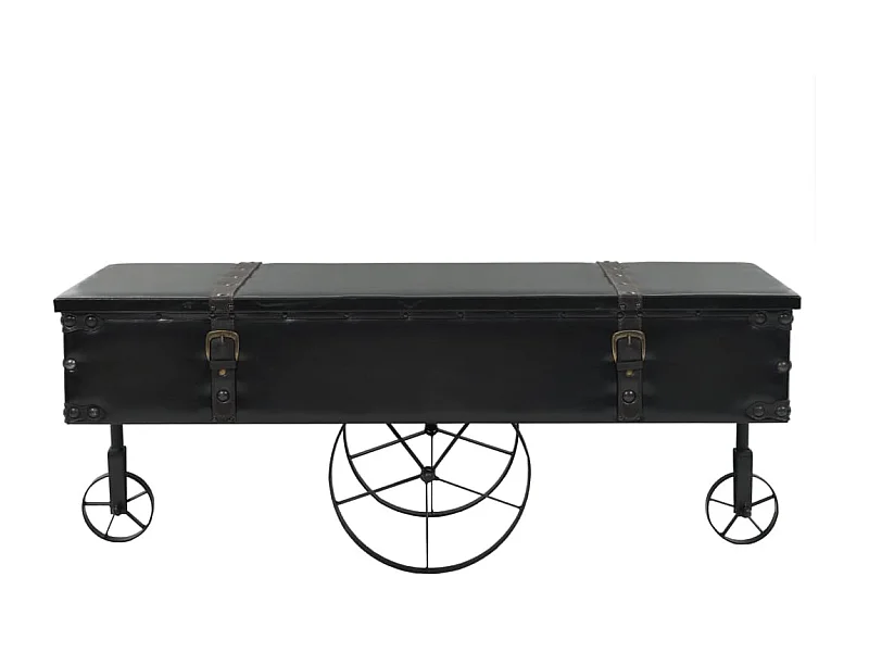 Table basse salon-Table d'appoint MDF et bois de sapin 110x55x43 cm SHL8867