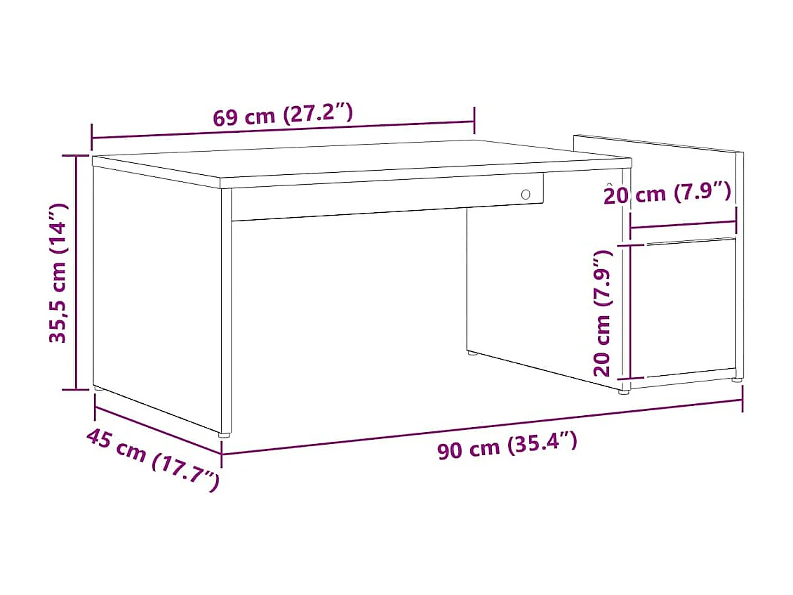 Mesa de centro-Mesa auxiliar-Mesita de centro madera contrachapada blanco brillante 90x90x28cm SHL3219