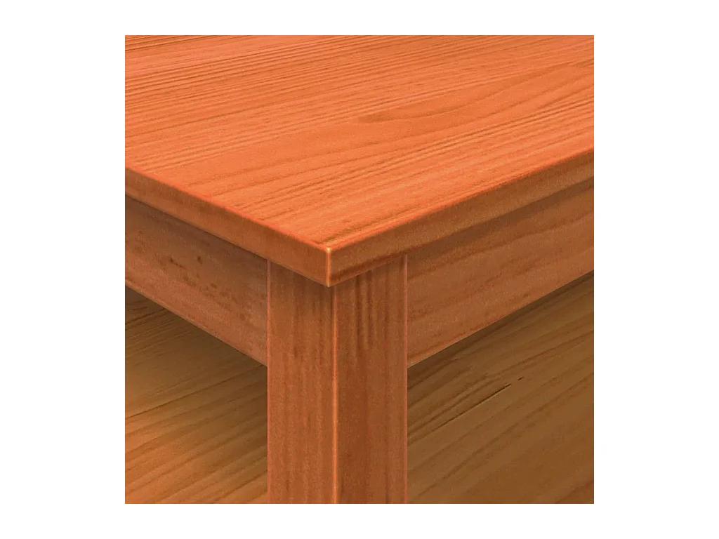 Mesa de centro-Mesa auxiliar de madera maciza reciclada 142x90x42 cm SHL4914