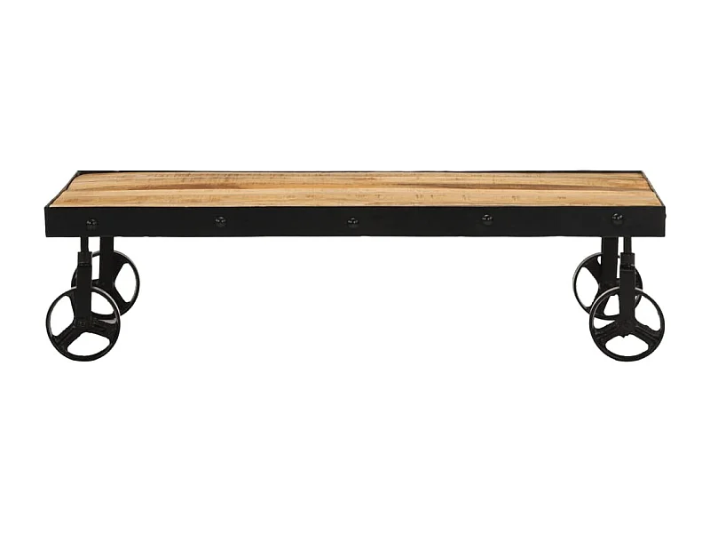 Mesa de centro | Mesa auxiliar con luces LED gris hormigón 90x50x40 cm SHL3623