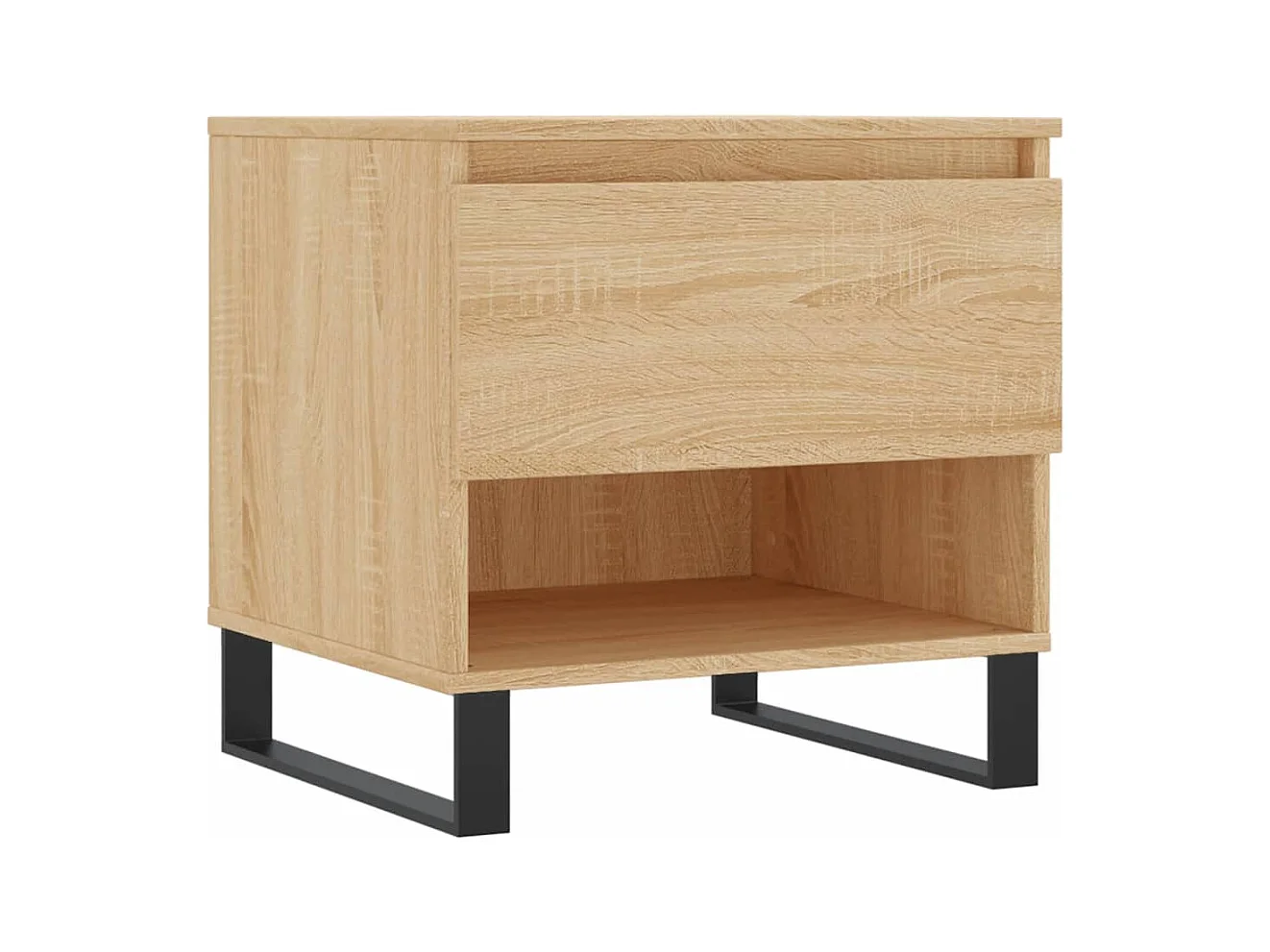 Mesa de centro | Mesa auxiliar multicolor 50x50x38 cm madera maciza reciclada SHL441632