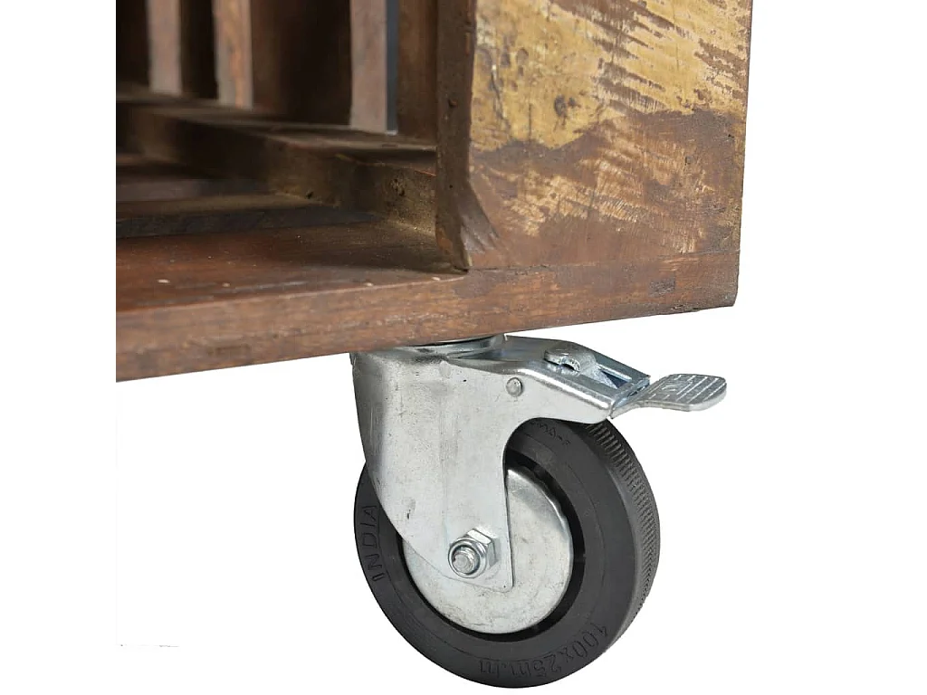 Juego de 2 pzas Mesas de centro | Mesa auxiliar madera maciza de mango SHL3062