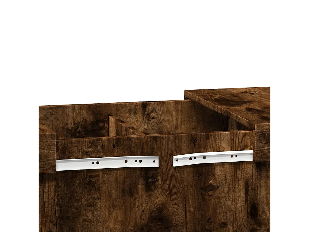 Mesa de centro-Mesa auxiliar de madera maciza de teca y polirresina 40x45 cm SHL25156