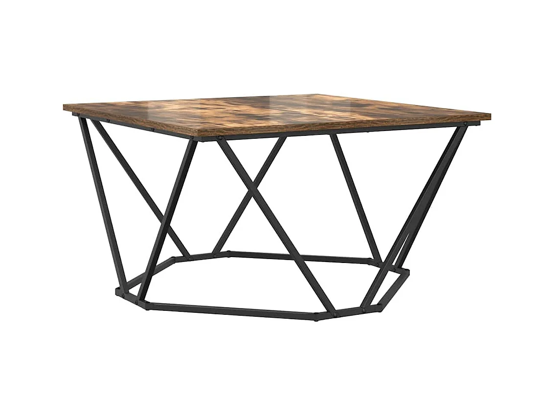 Mesa de centro | Mesa Lateral Nido | Mesa auxiliar 3 piezas Roble artisan 53x53x40 cm SHL4936