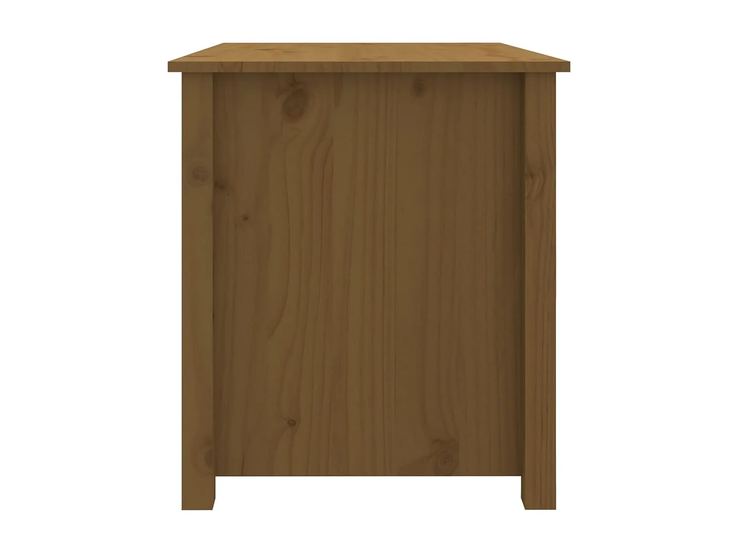 Couchtisch-Wohnzimmertisch-Beistelltische Honigbraun 71x49x55 cm Massivholz Kiefer SHL61534