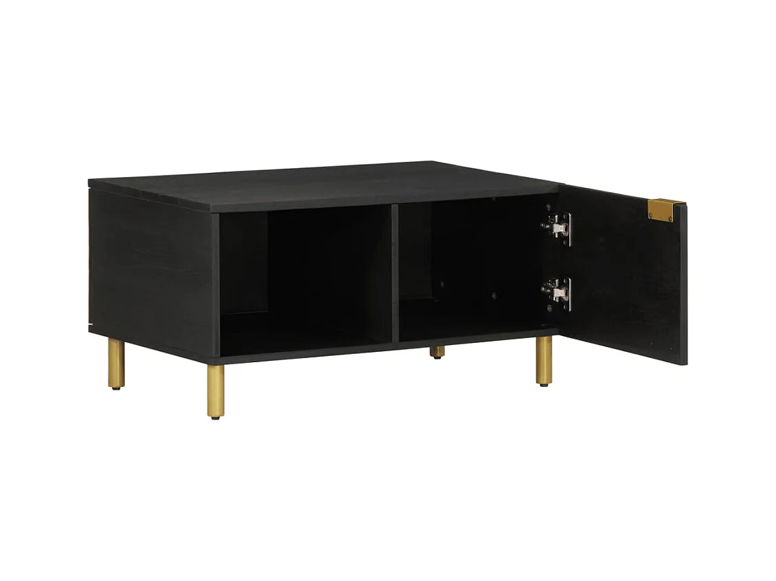 Table basse salon-Table d'appoint Noir 80x50x40 cm Bois d'ingénierie SHL60124