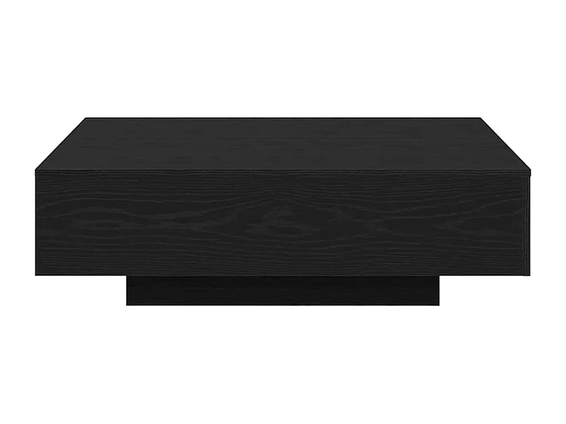 Couchtisch-Wohnzimmertisch-Beistelltische Schwarz Eichen-Optik 100x100x31 cm SHL55892