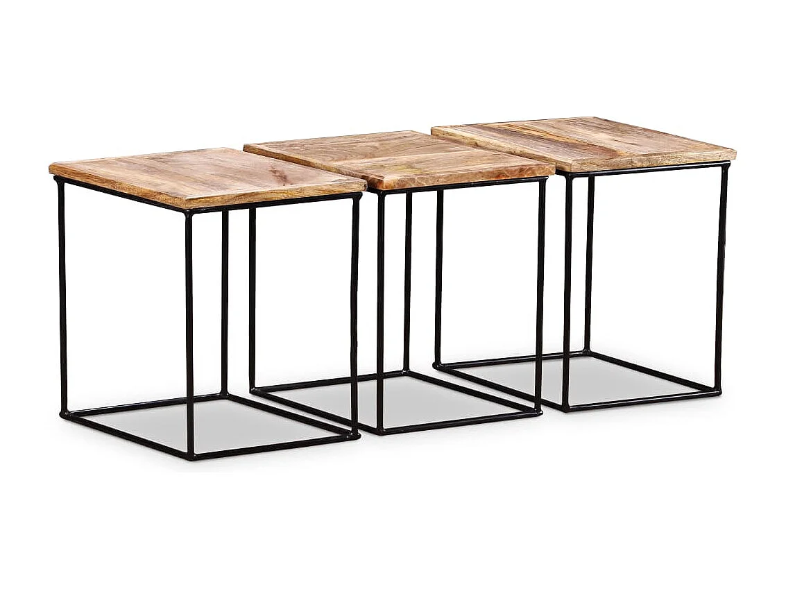 Mesa de centro | Mesa auxiliar salon de madera de ingeniería roble artisan 50x50x35 cm SHL2586