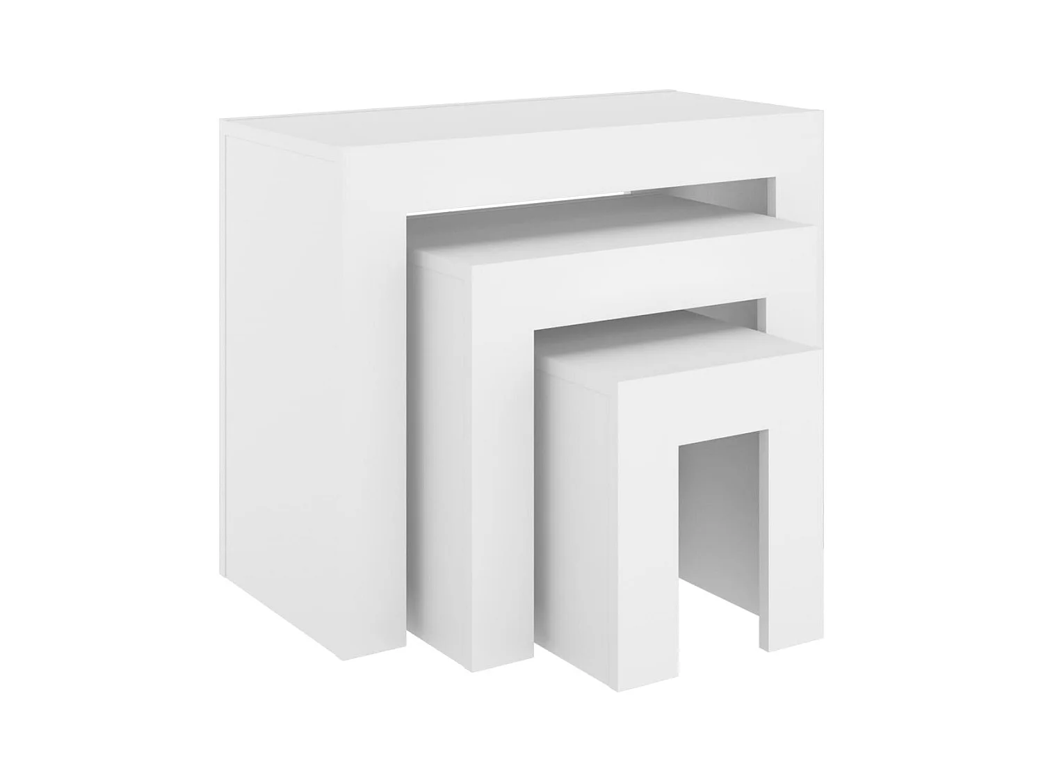 Mesa de centro | Mesa auxiliar de madera maciza de acacia 90x50x40 cm SHL252070