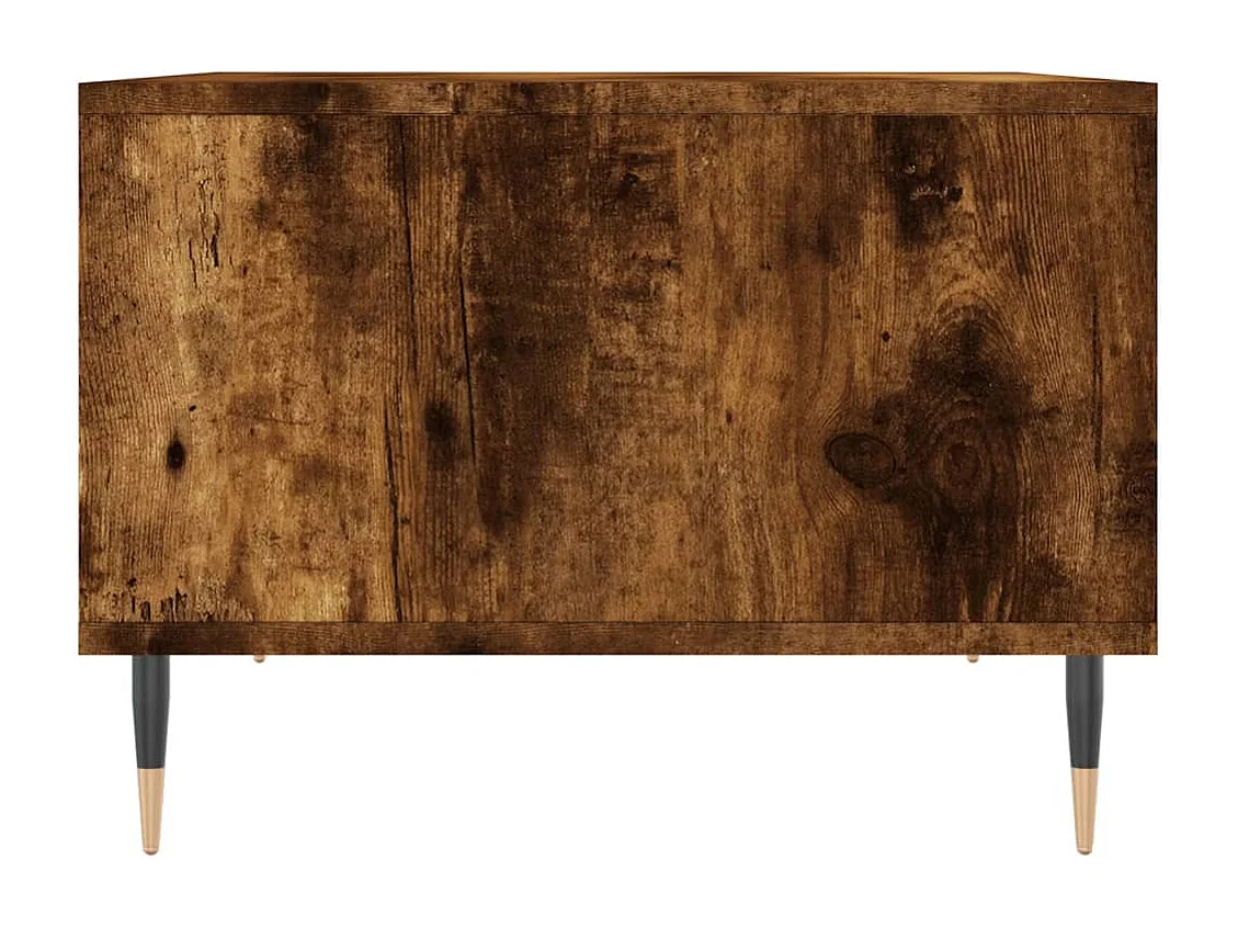 Couchtisch-Wohnzimmertisch-Beistelltische Räuchereiche 60x50x36,5 cm Holzwerkstoff SHL91521
