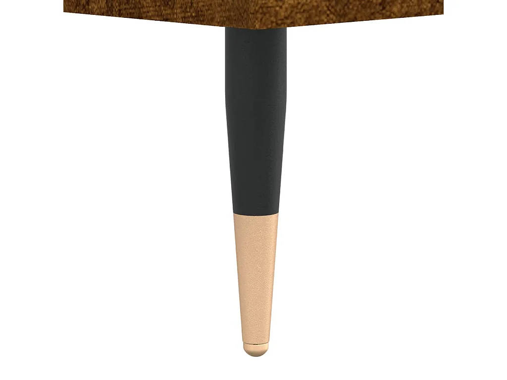 Couchtisch-Wohnzimmertisch-Beistelltische Räuchereiche 60x50x36,5 cm Holzwerkstoff SHL91521