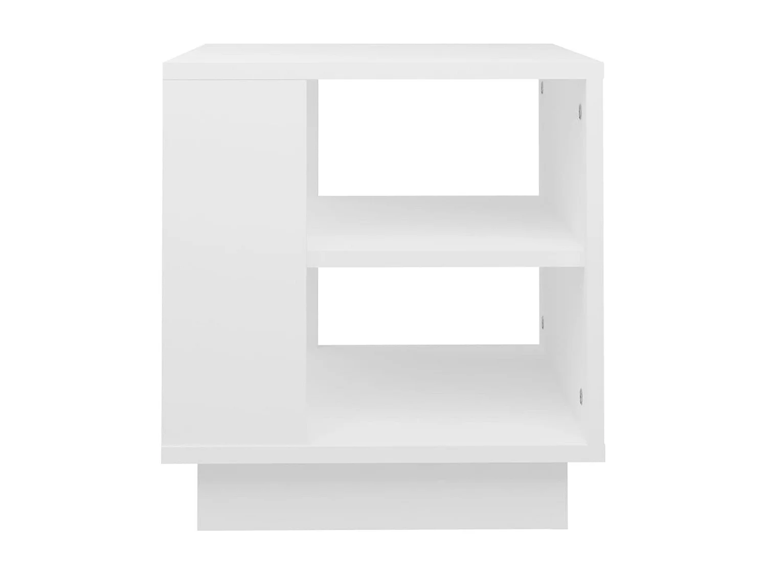 Mesa de centro | Mesa auxiliar de madera maciza de pino negra 50x50x45 cm SHL46751