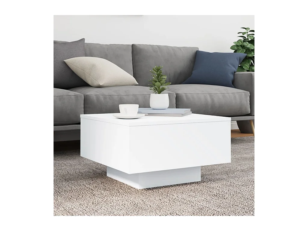 Mesa de centro-Mesa auxiliar de bambú 70x40x35 cm SHL3397