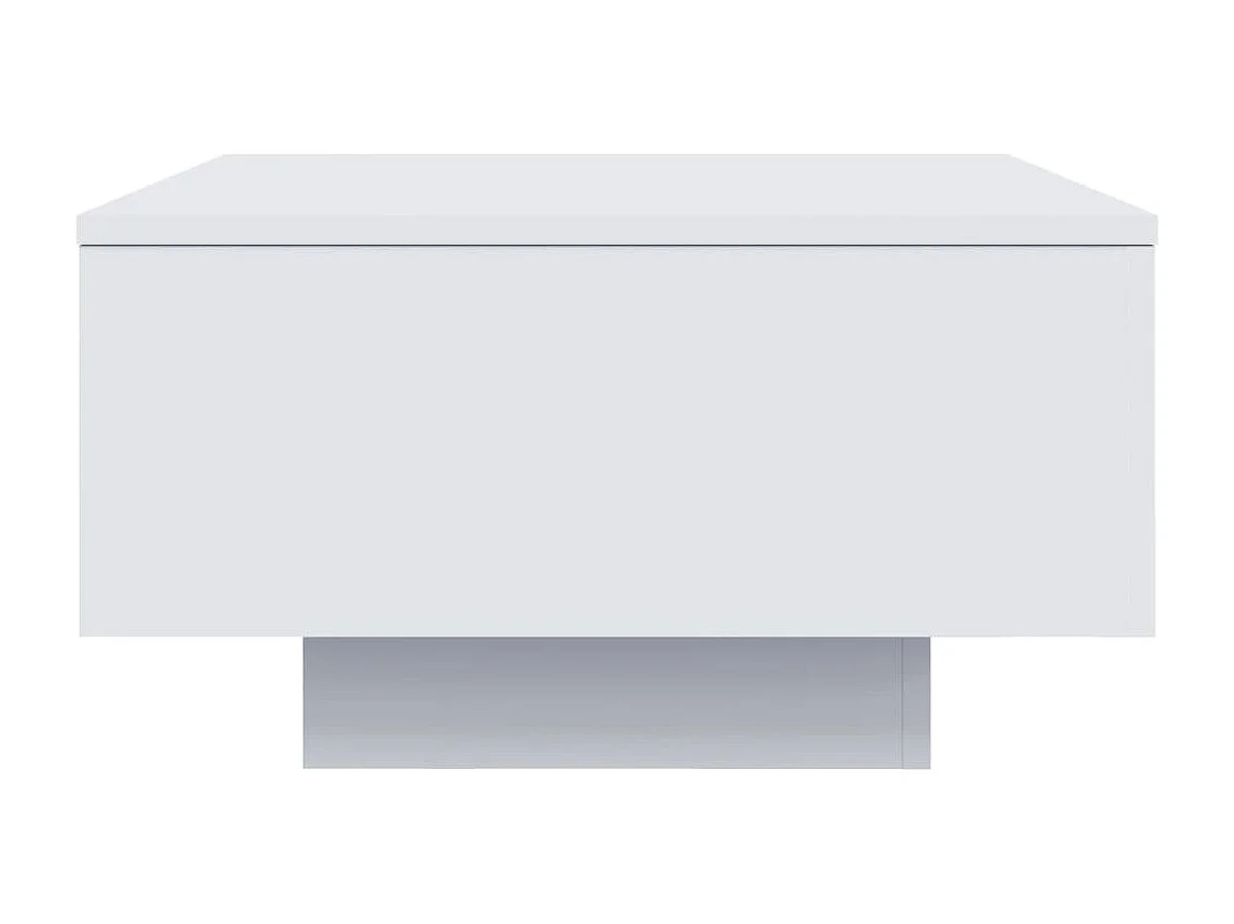 Couchtisch-Wohnzimmertisch-Beistelltische Weiß 55x55x31 cm Holzwerkstoff SHL98506