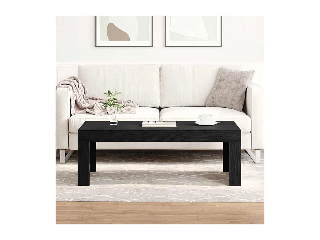 Mesa de centro-Mesa auxiliar-Mesita de centro madera contrachapada blanco 50x50x35 cm SHL3254