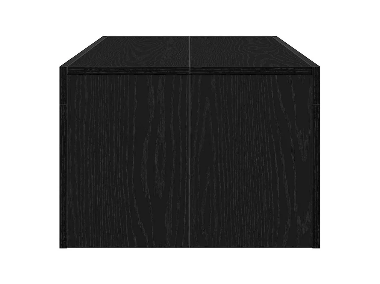 Mesa de centro-Mesa auxiliar-Mesita de centro madera contrachapada blanco 50x50x35 cm SHL3254