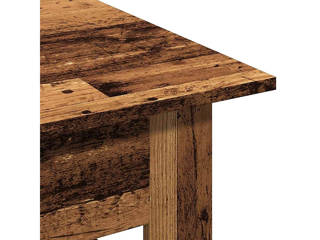 Couchtisch-Wohnzimmertisch-Beistelltische Altholz-Optik 102x55x42 cm Holzwerkstoff SHL86177