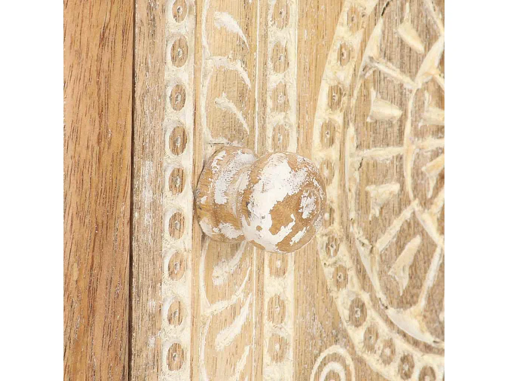 Couchtisch-Beistelltisch-Sofatisch 90x50x35 cm Mango Massivholz SHL40137