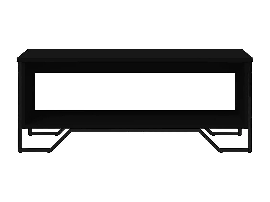 Couchtisch-Wohnzimmertisch-Beistelltische Schwarz 100x51x40 cm Holzwerkstoff SHL7647